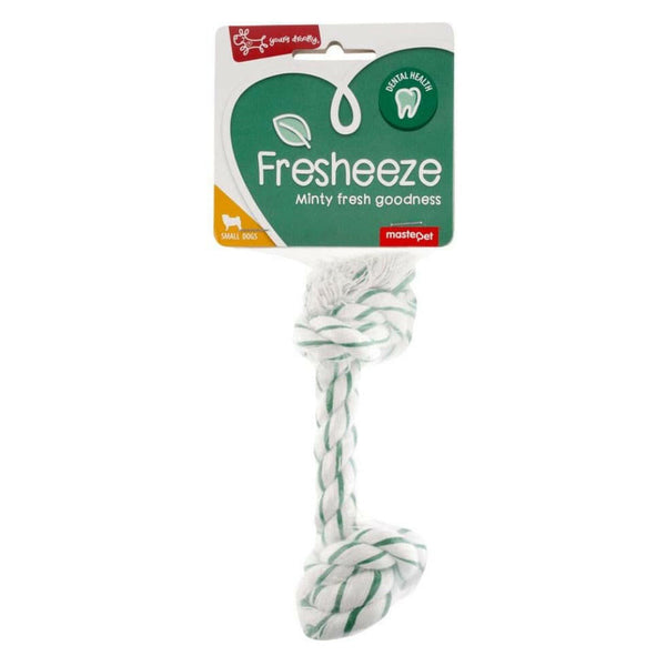 Yours Droolly Fresheeze Mint Rope Dog Toy Dog Rope Toys Pet