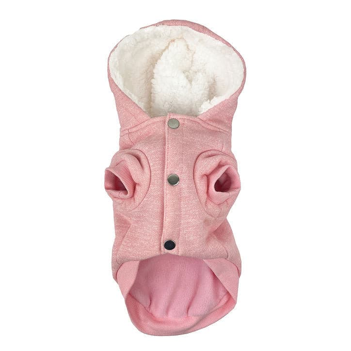 Huskimo Hoodie Mt Snowy Rose Pink underside