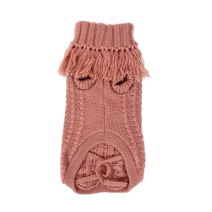 Jumper Huskimo Coachella Salmon under salmon knitted jumper