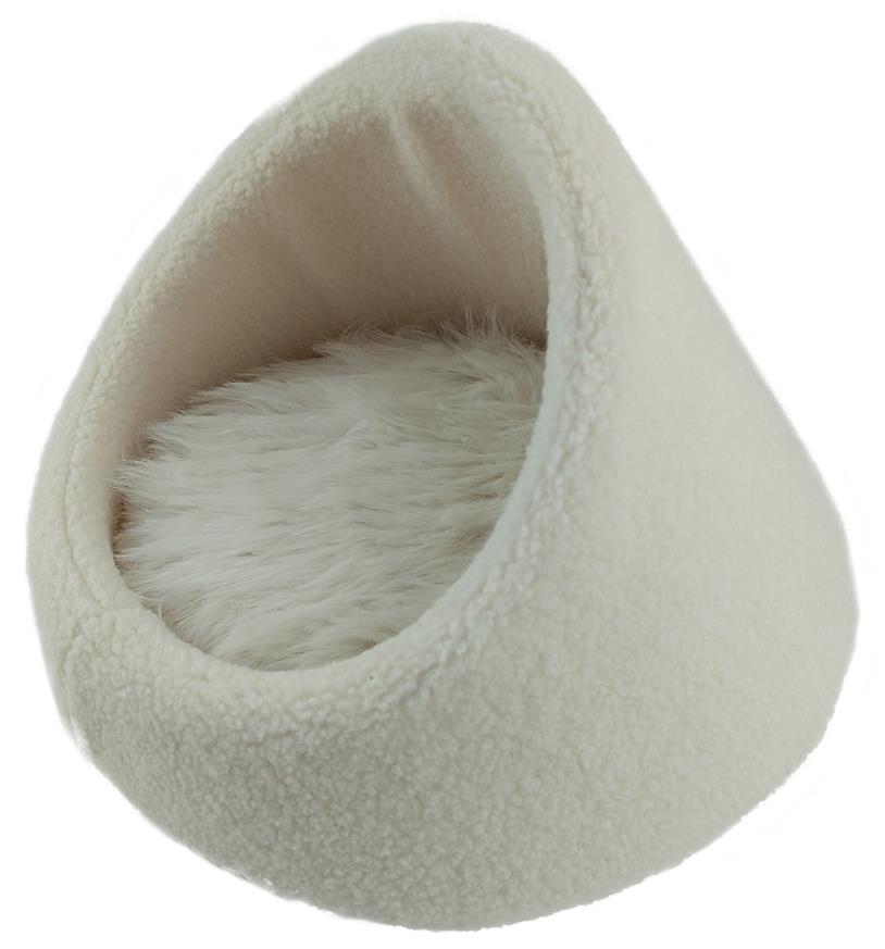 Trouble & Trix Cave Cat Bed fluffy, calming cat bed, pet essentials warehouse, 