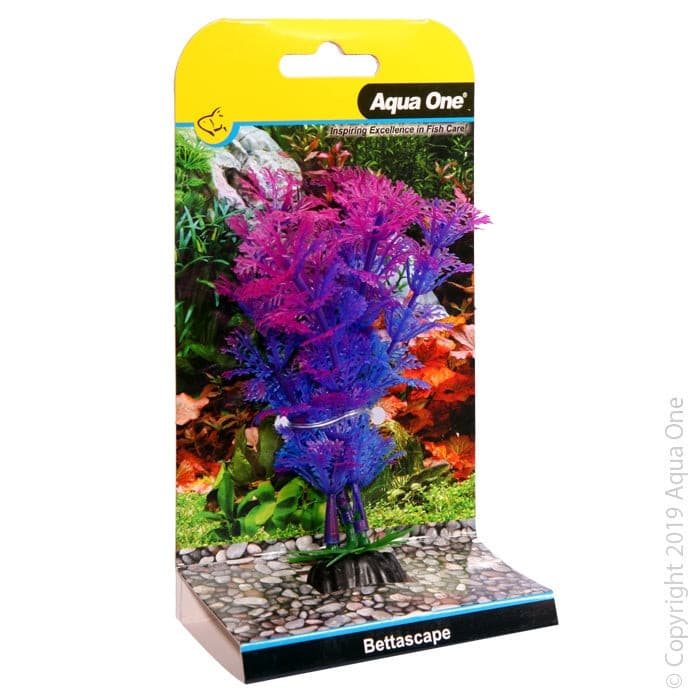 Aqua One Bettascape Betta Ambulia Purple, Aqua One Betta Plants, pet essentials warehouse napier