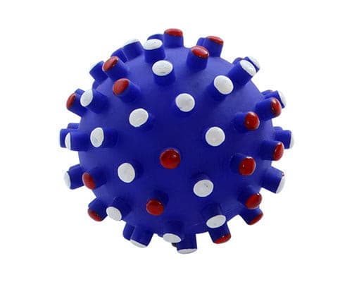 Canine Care Vinyl Ball Spike Med 9cm Dog Toy, Allpet Dog Toys, Ruffplay dog toys, pet essentials