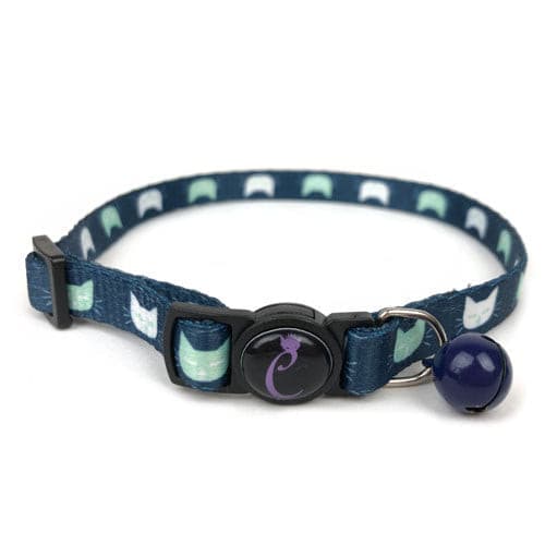 Cat Collar Cattitude Wink Navy