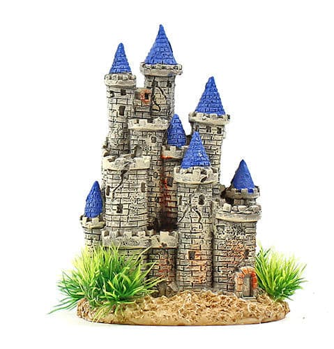 Aqua Care Ornament Castle 14cm, Pet Essentials Warehouse, Pet Essentials Hastings, Aqua One fish tank castle ornament