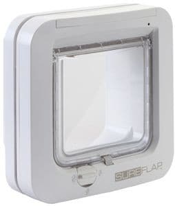 SureFlap Microchip Cat Flap small white, pet essentials napier, pet essentials porirua, sure flap cat door for windows