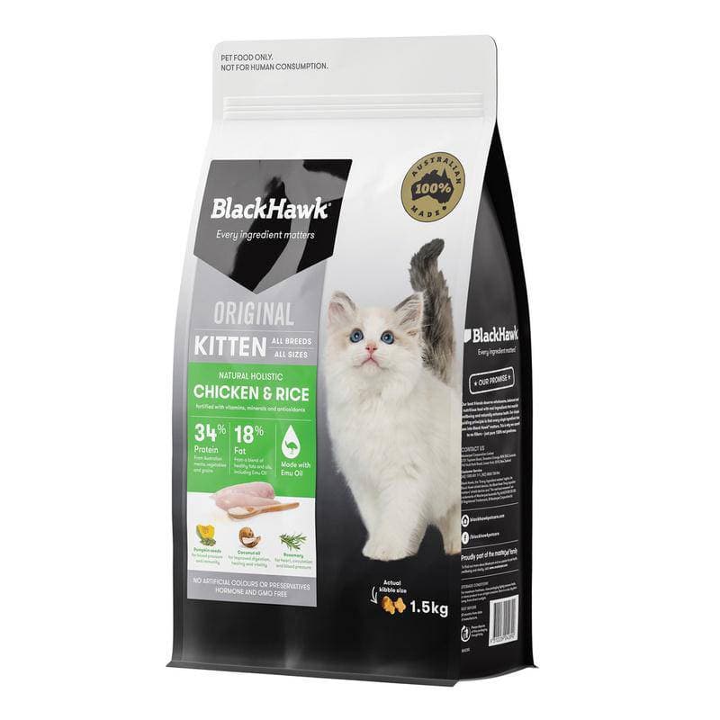 Black Hawk Original Cat (Kitten) Chicken 1.5kg