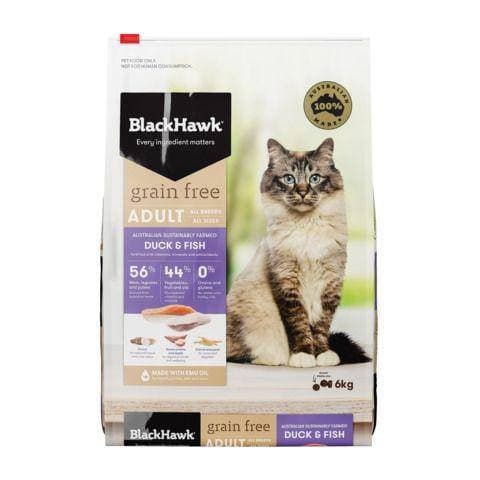 Black Hawk Grain Free Cat Duck & Fish 6kg