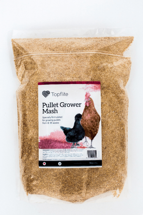 Topflite Poultry Pullet Grower Mash 5kg bag, pet essentials warehouse