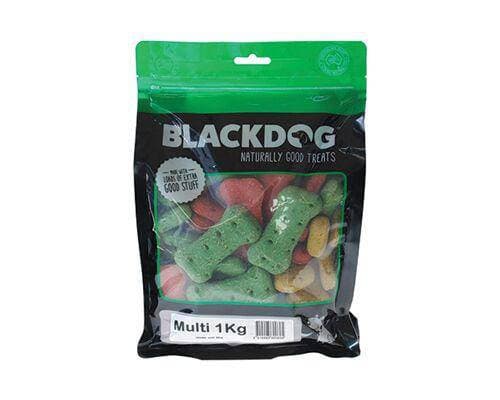 BlackDog Premium Treat Biscuits Multi 1kg, black dog treats, pet essentials warehouse, dog biscuit treats