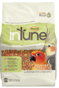 Higgins Intune Conure & Cockatiel Food 908g, Intune Parrot food nz, pet essentials warehouse, pet essentials napier, pet essentials hastings