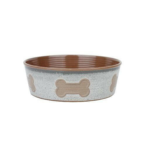 Barkley & Bella Single Wall Melamine Bowl Natural Large