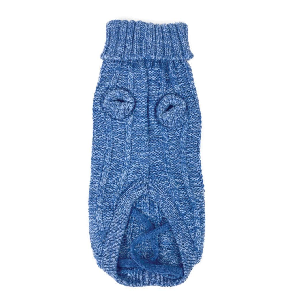 Huskimo Jumper Chambray Blue underside, pet essentials warehouse