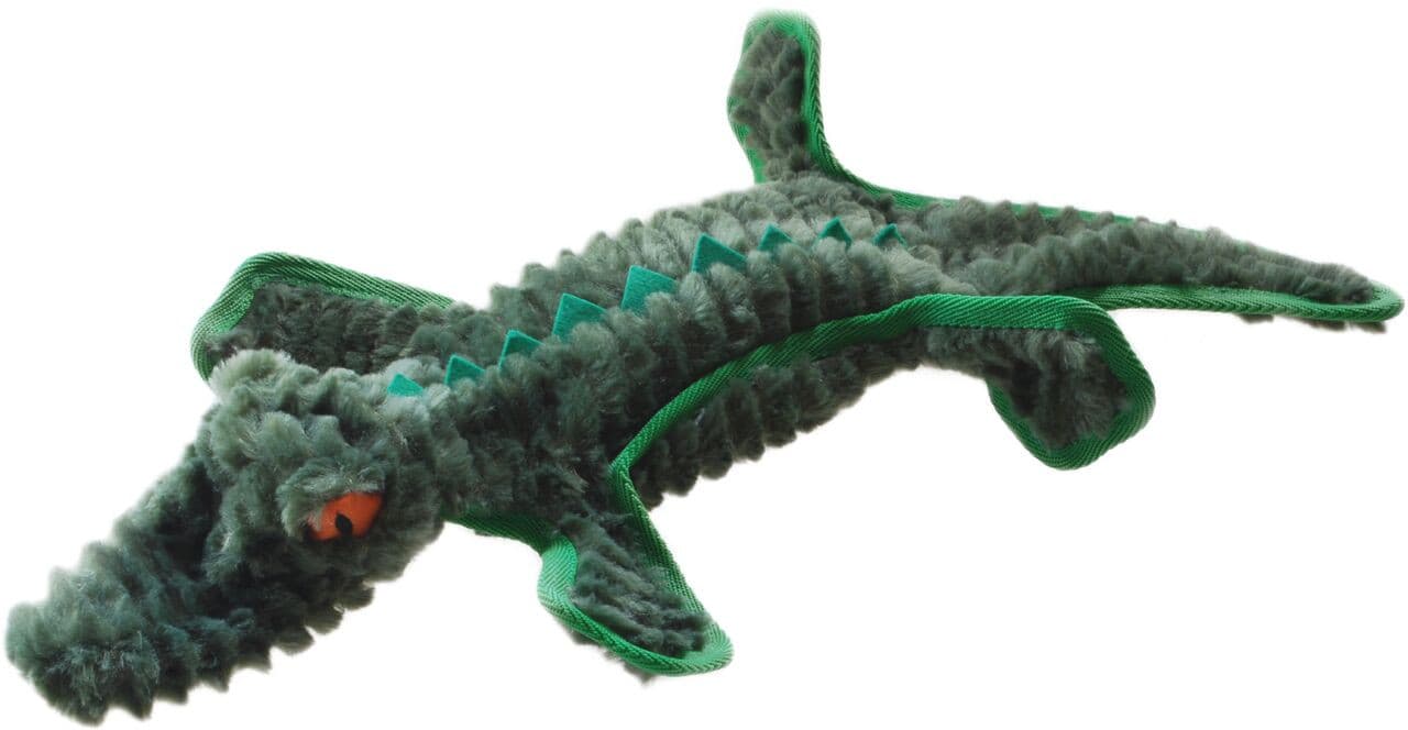 Ruff Play Tuff Crocodile Flat Dog Toy, Pet Essentials Napier, Pets Warehouse, The Pet Centre